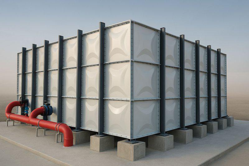 Prizmatik GRP Modüler Su Depoları