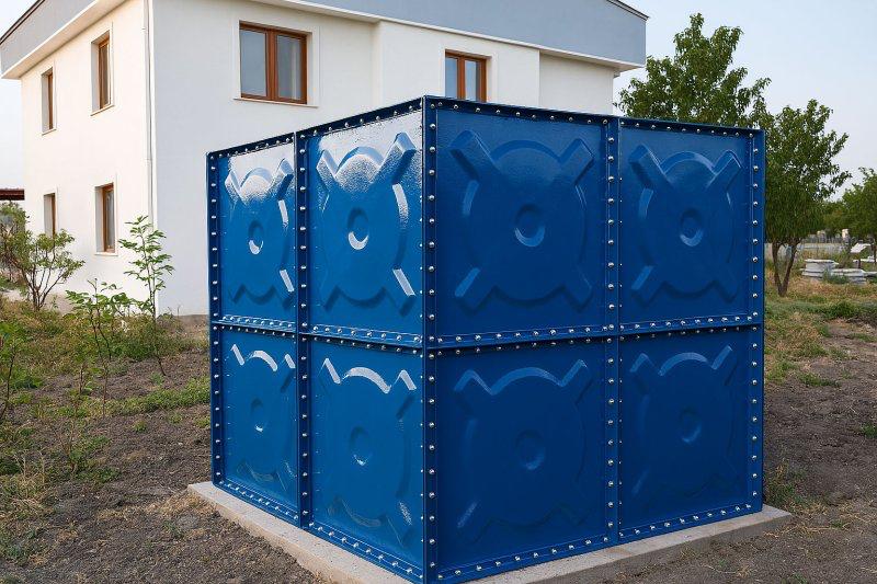 Prizmatik Kaplamalı Modüler Su Depoları